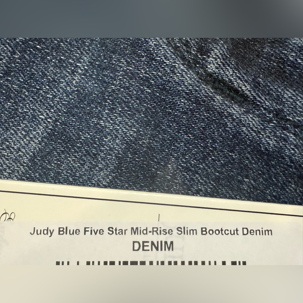 Judy Blue Distressed Flare Jeans - Blue - Picture 2 of 15